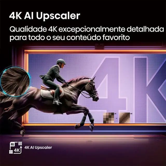 TV Hisense Q7 QLED 100 Polegadas, 4K, 144hz, Nova, nota fiscal e garantia, menor preço DF - Foto 2