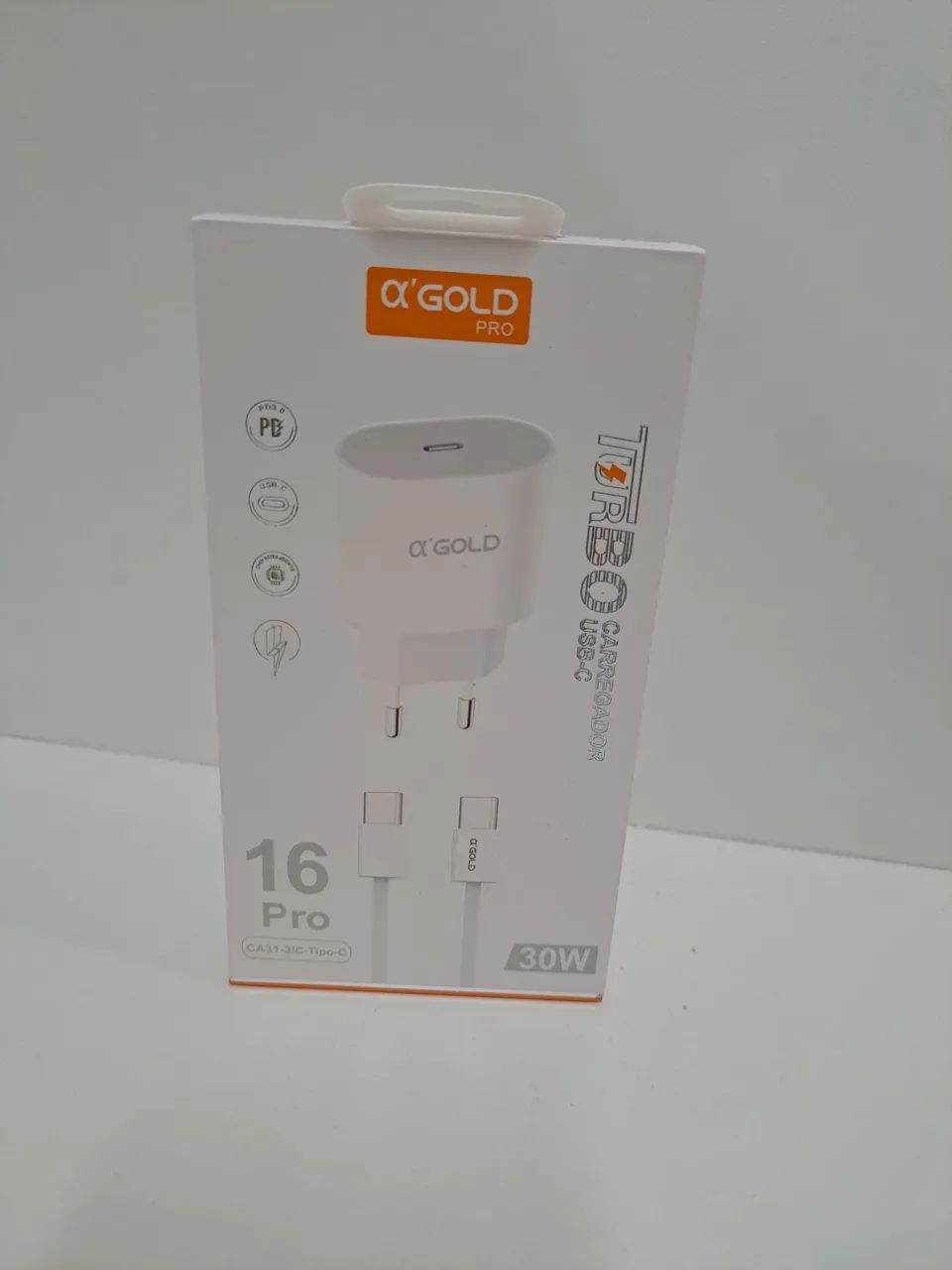 Carregador e cabo turbo 16pro para celular  - Foto 3