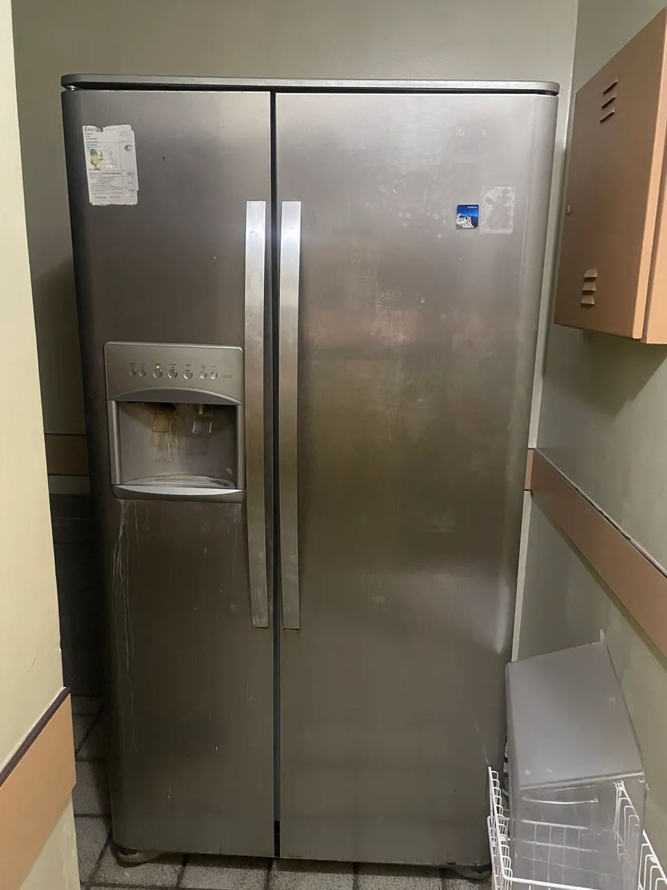 geladeira side by side Electrolux inox 