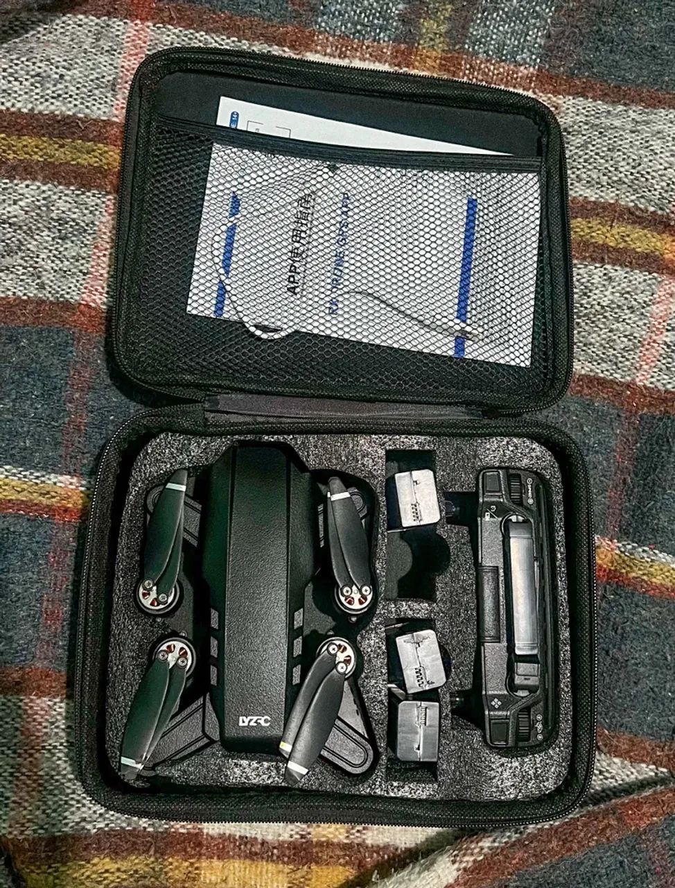 Drone L900 com GPS + 3 Baterias + Controle e Bolsa