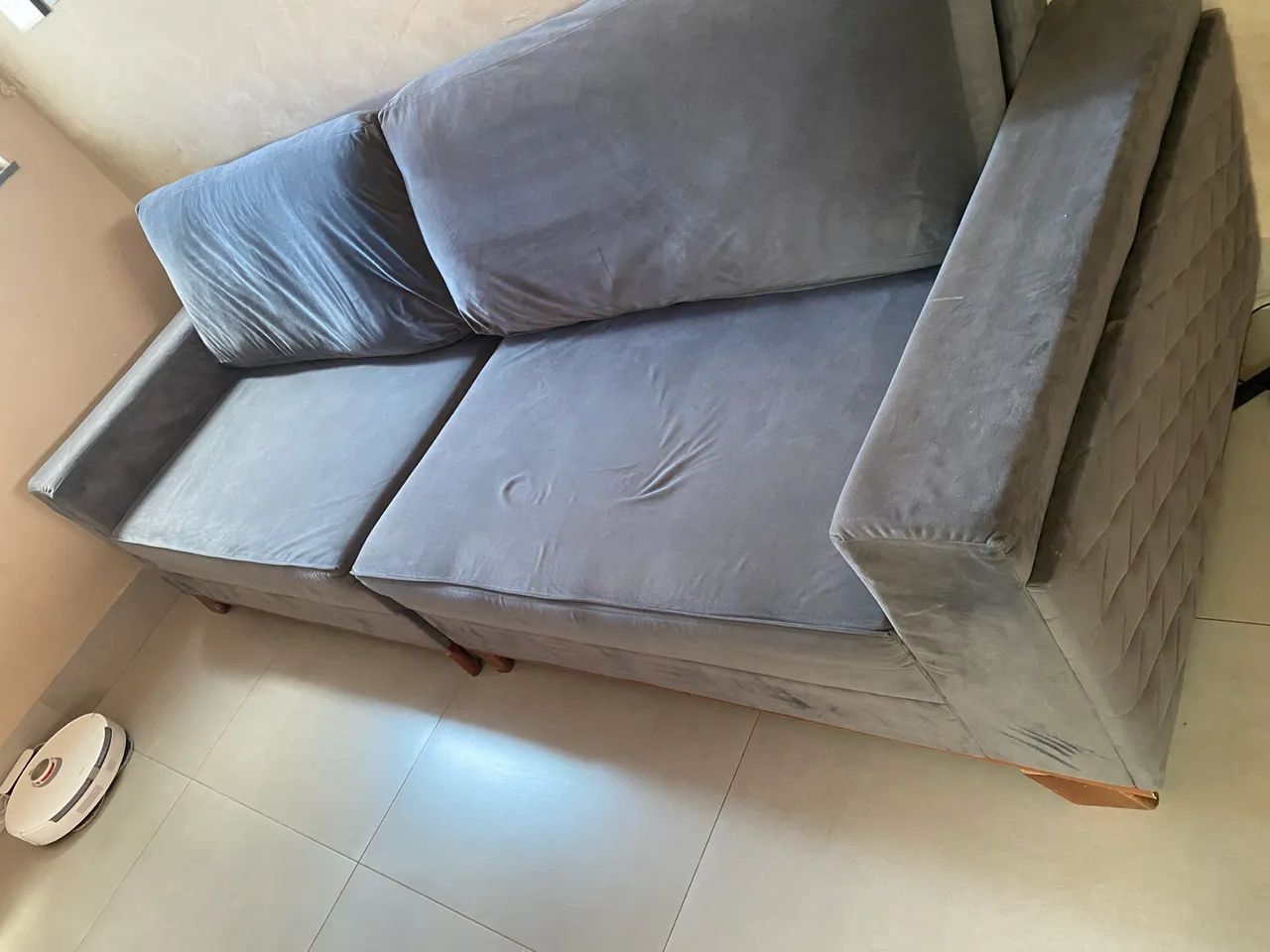 Vendo sofá cinza  - Foto 4