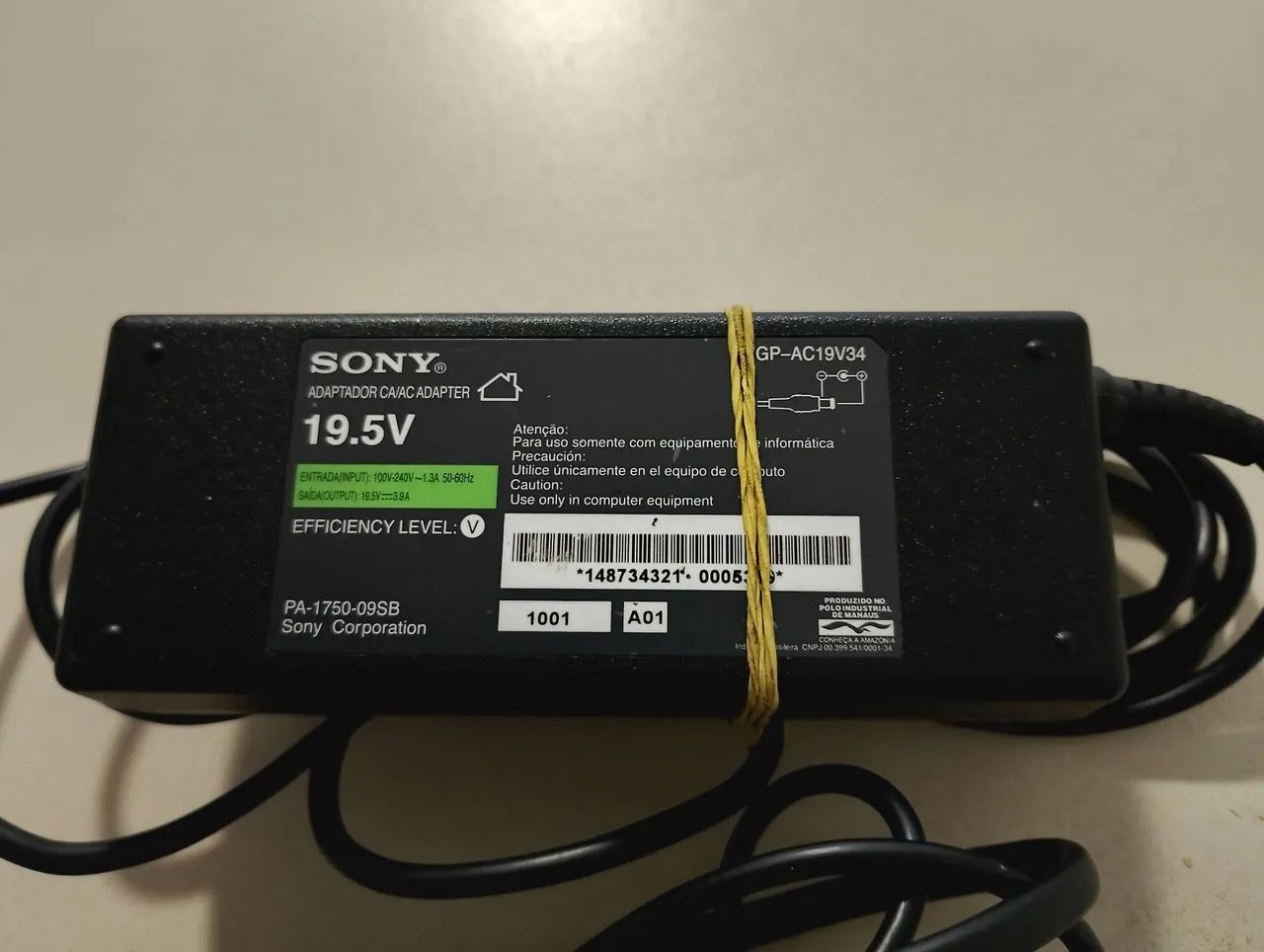 Vendo fonte para notebook Sony vaio original por 50 reais cada para vim buscar ok  - Foto 5