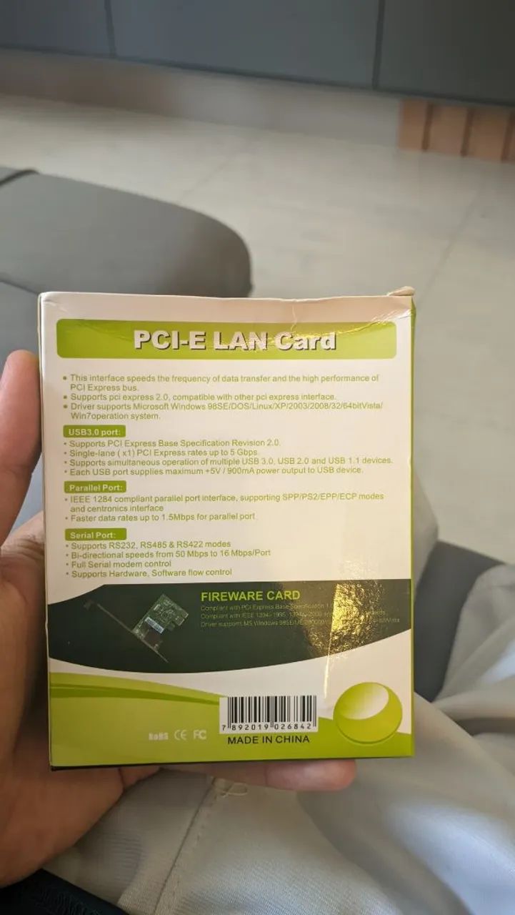 Placa de rede pci-e para computador  - Foto 3