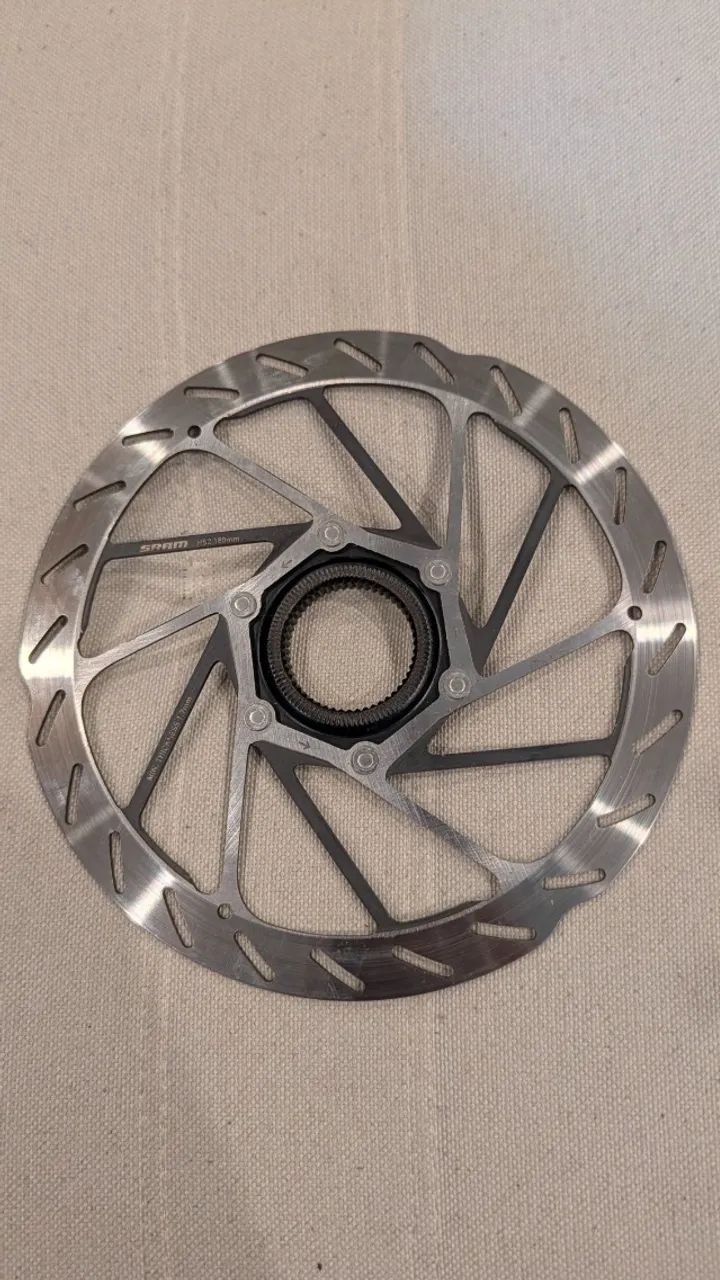 Par de disco de freio Sram HS2 160mm e 180mm- Centerlock - Foto 3