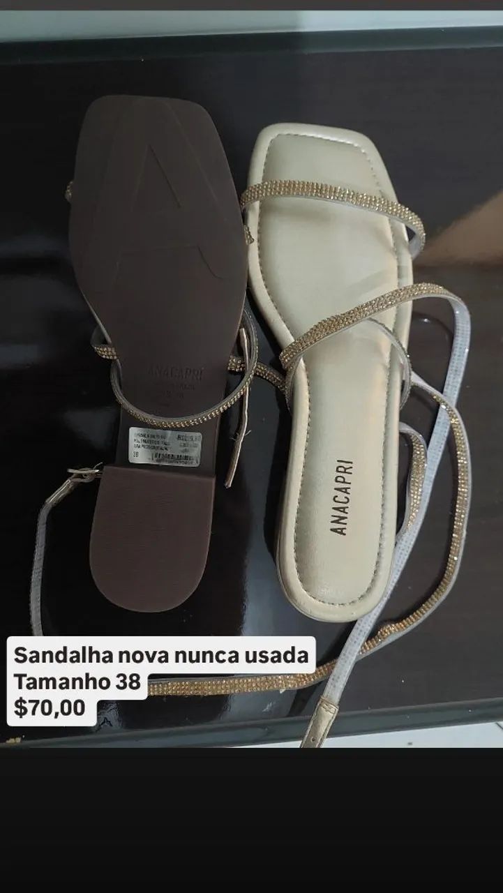 Sandálias novas e seminovas - Foto 3