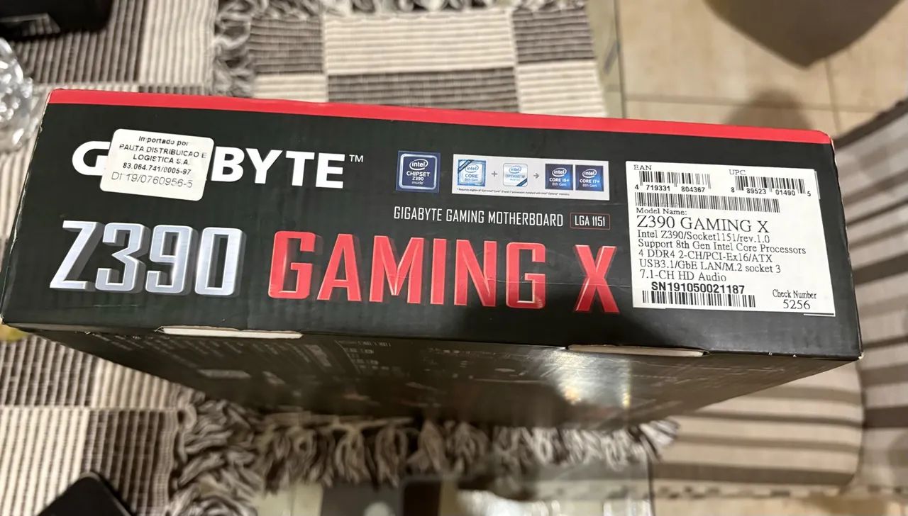 Kit placa Mãe Gigabyte Z390+I9900k - Foto 4