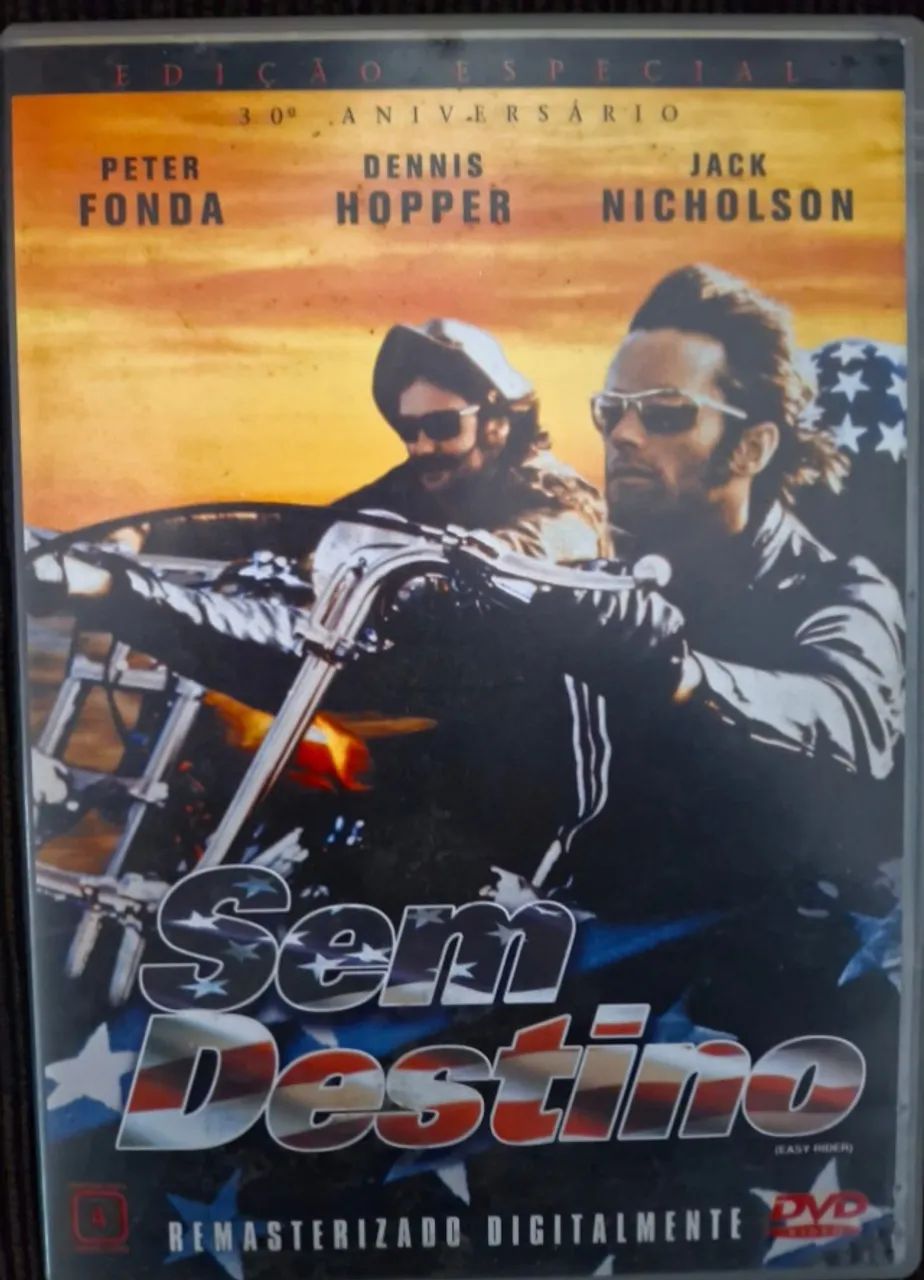dvd  sem destino - easy rider 