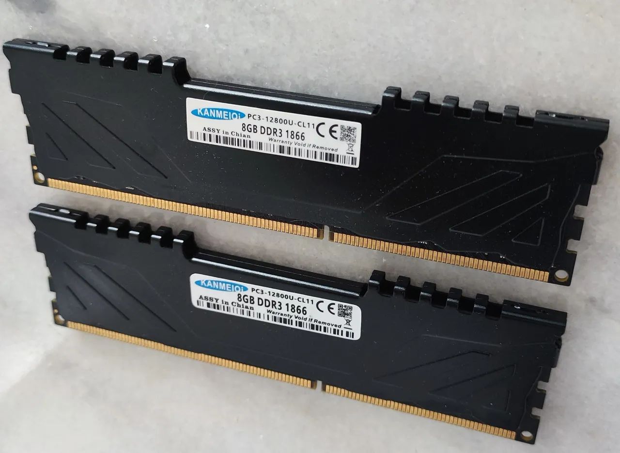 Memoria Ram KANMEIQI 16gb 2x8gb Ddr3 1866mhz Pc3 12800u - Memória