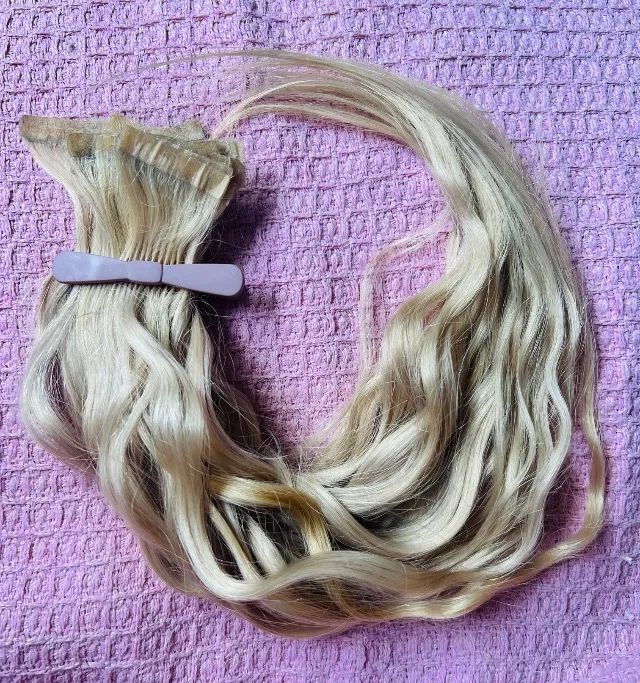 Cabelo loiro para mega hair