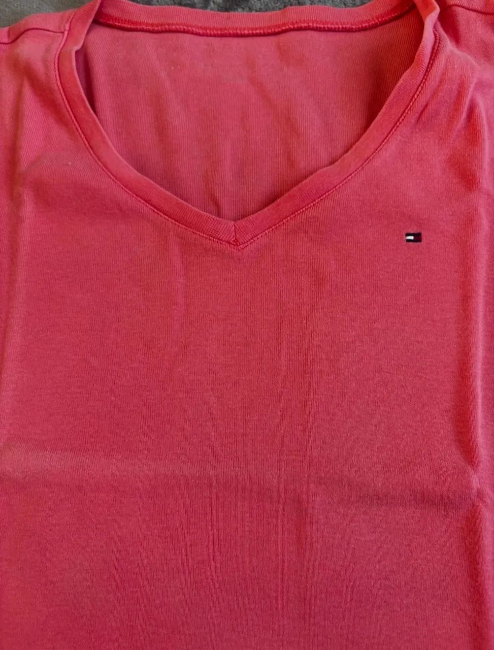 Camiseta tommy Hilfiger salmão  - Foto 3