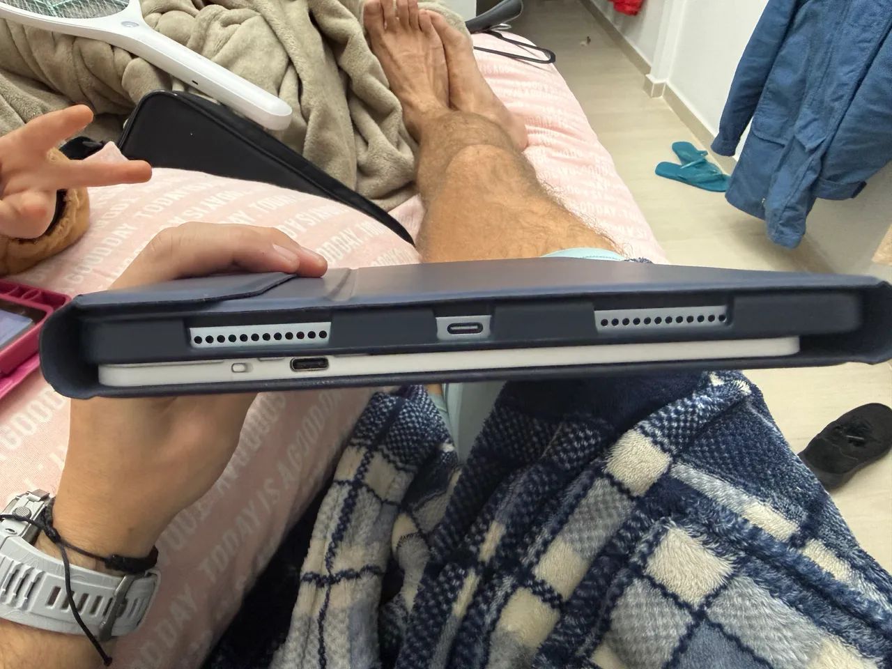 teclado e capa magnética Bluetooth para IPAD Air  M4 11 pol - Foto 3
