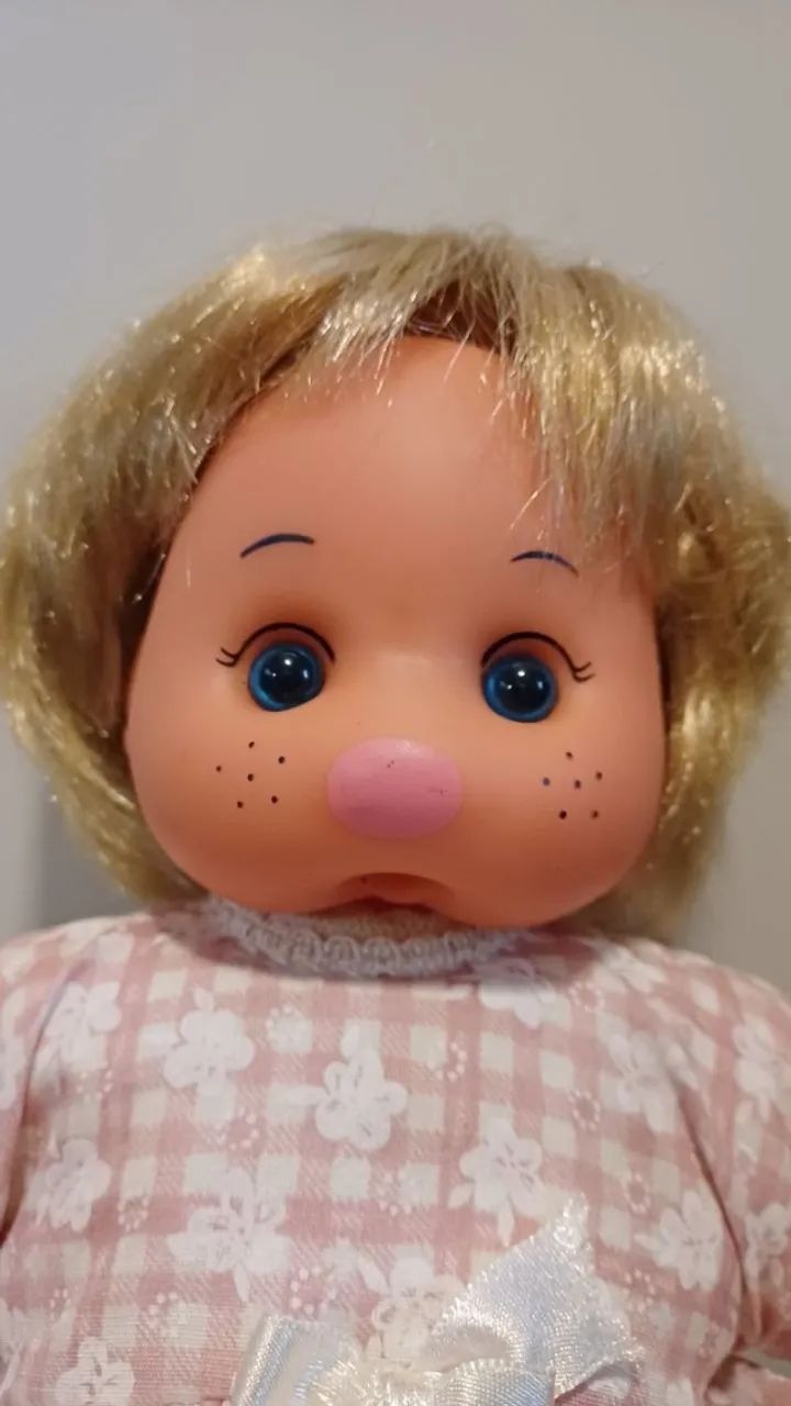 Boneca anos 80 Peteleco Chupa Dedo 30cm - Foto 3
