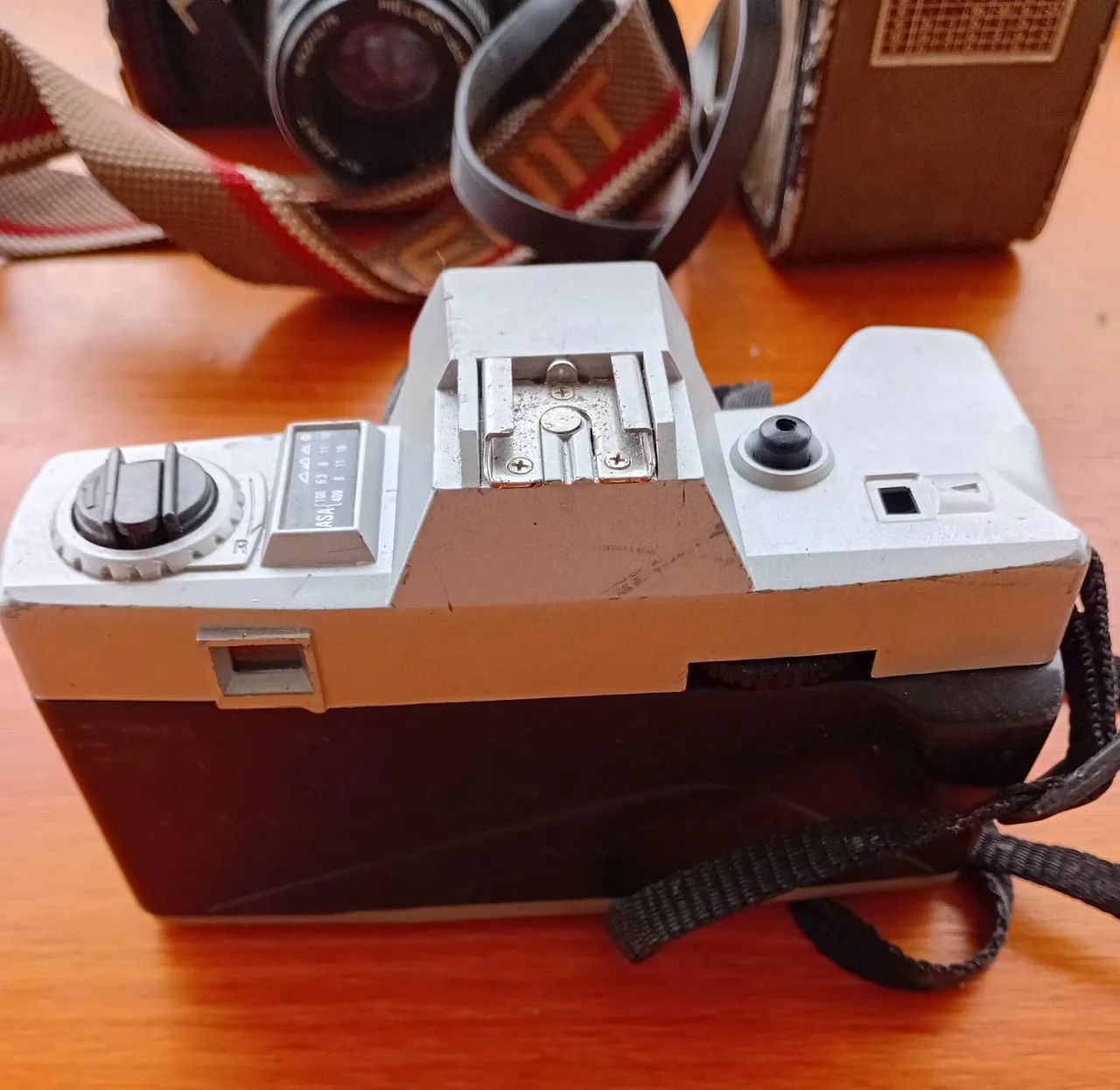 Camera analógica zenit 122 flexaret e yashica 2000n sem teste - Foto 6