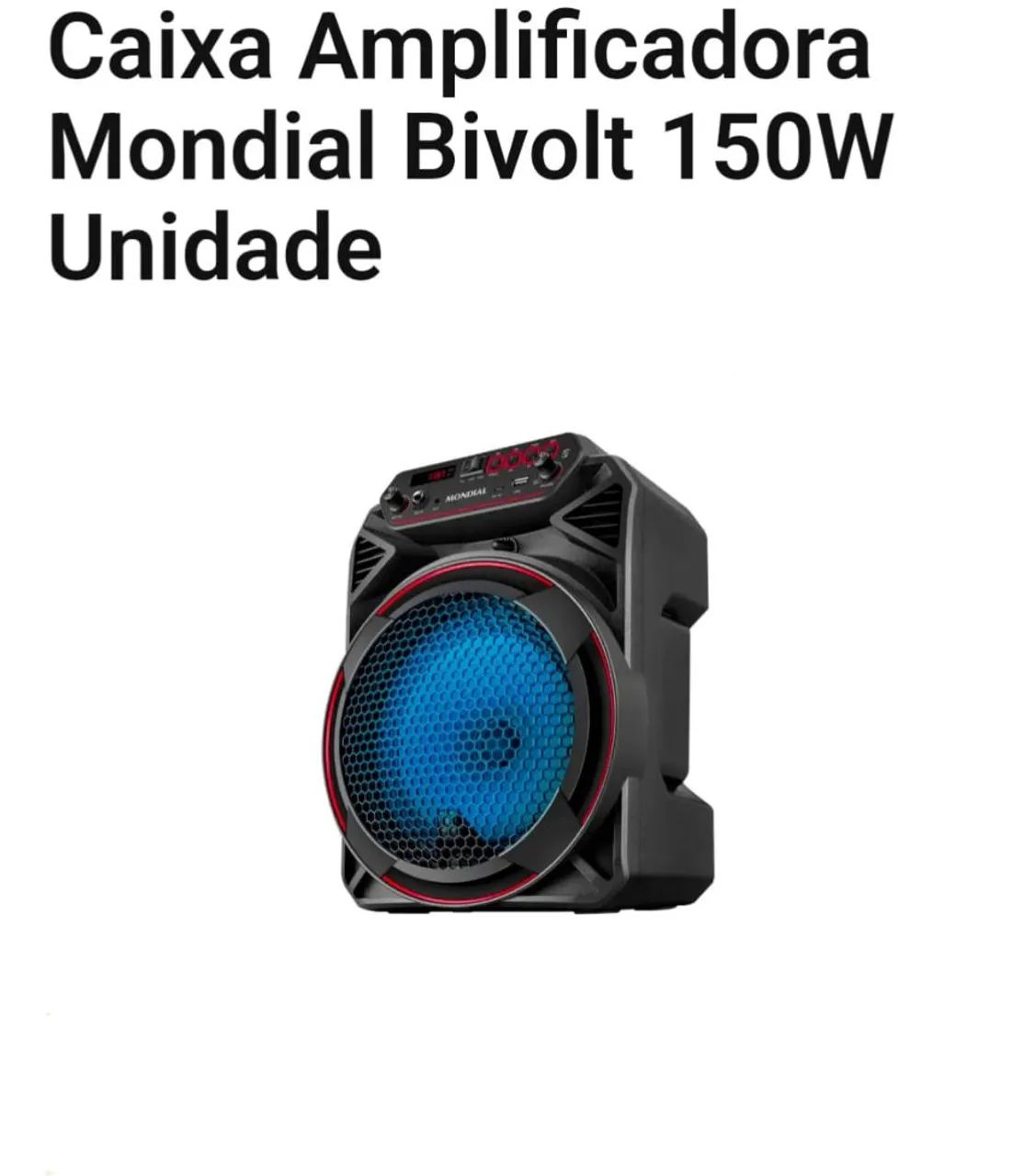 Caixa Amplificada Mondial 