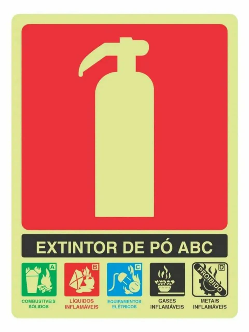 Placa de Sinalização de Extintores  - Foto 2