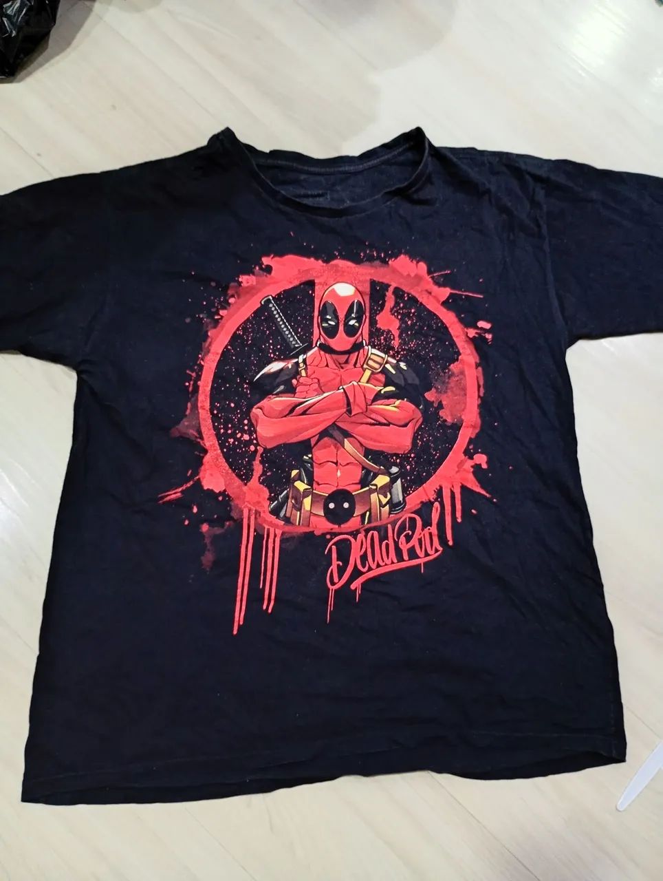Camisa manga curta MARVEL DeadPool tamanho XM(G3)