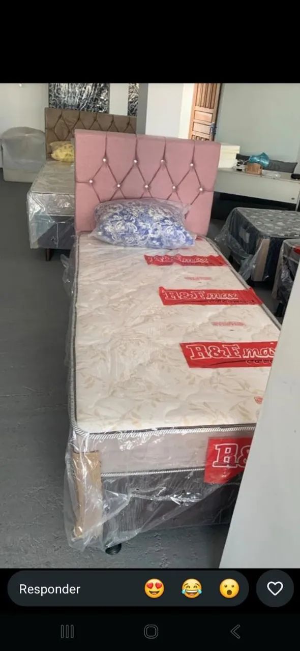 CAMA BOX CASAL E SOLTEIRO PRONTA ENTREGA  - Foto 2