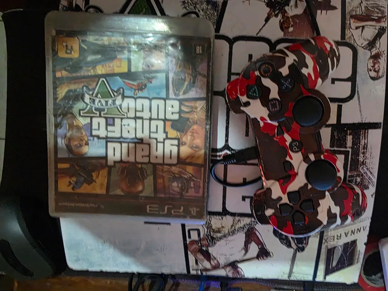 PlayStation 3 completo com dois controles  - Foto 3