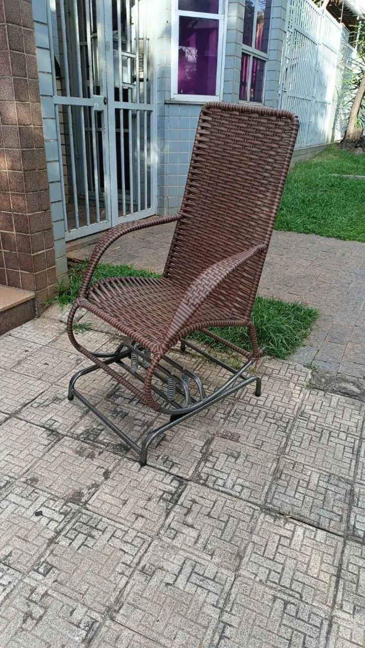 Cadeira de balanço da vovó 4 molas peças novas  - Foto 4