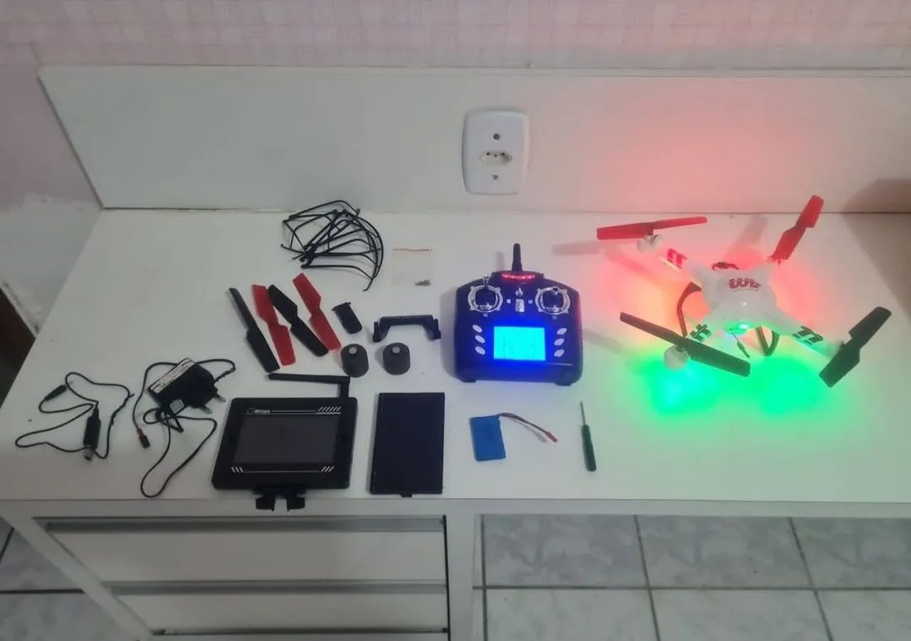 DRONE EXPLORE COOL COMBINATION SERIES. SEMIPROFISSIONAL Com tela LCD e 1 BATERIA EXTRA - Foto 5