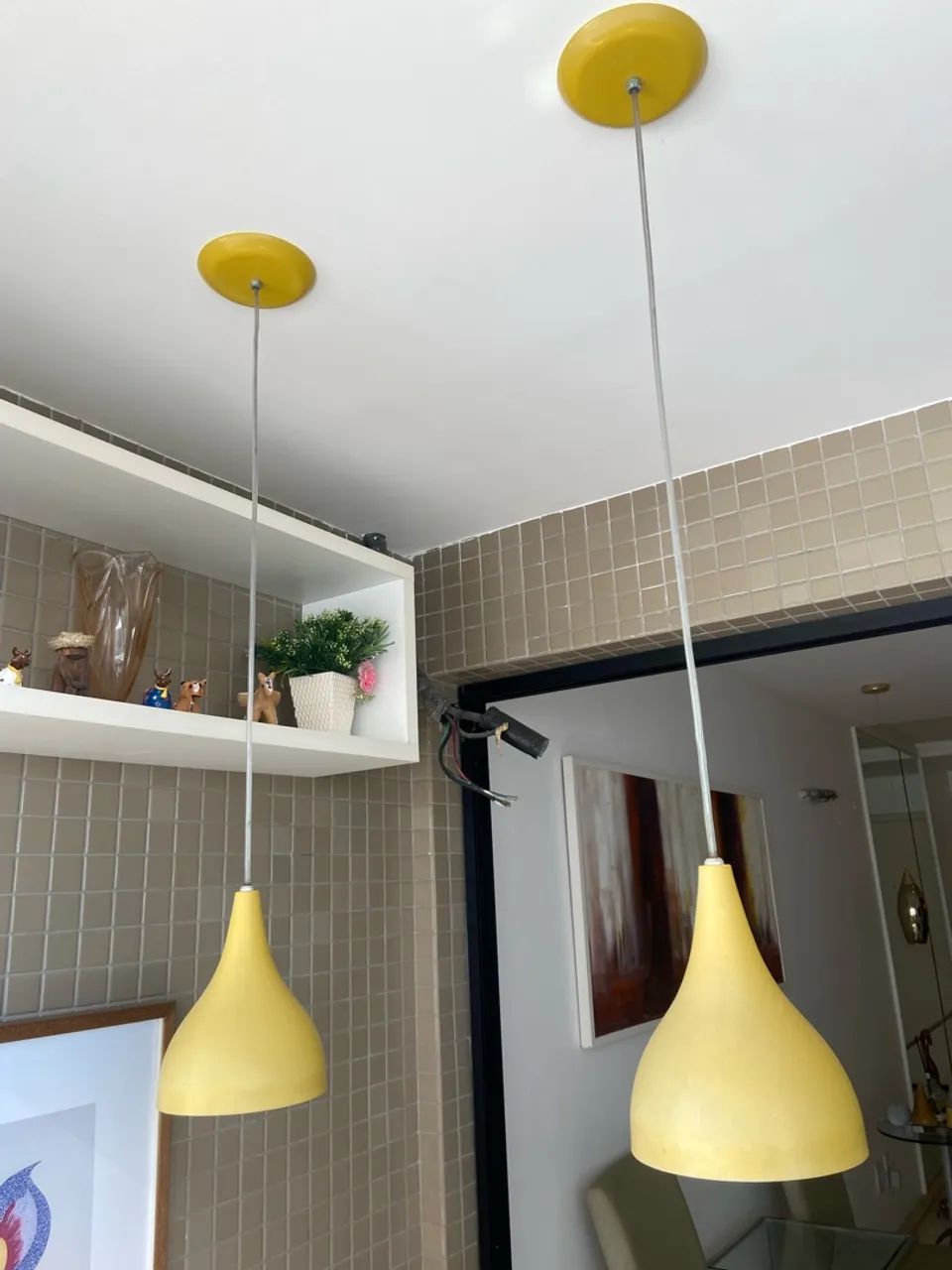 2 luminárias pendente funil - Foto 2