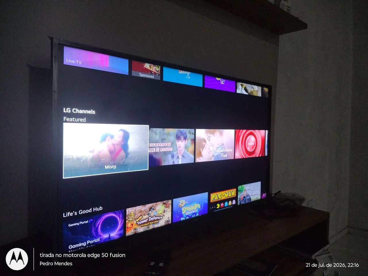 TV LG 43 Polegadas com sistema operacional Web Os  - Foto 2