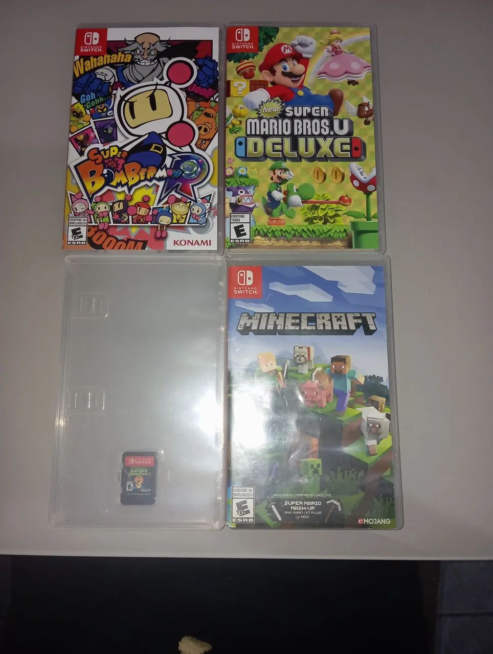 Jogos Nintendo Switch - Mario Deluxe/Luigi Mansion 3/Bomberman R