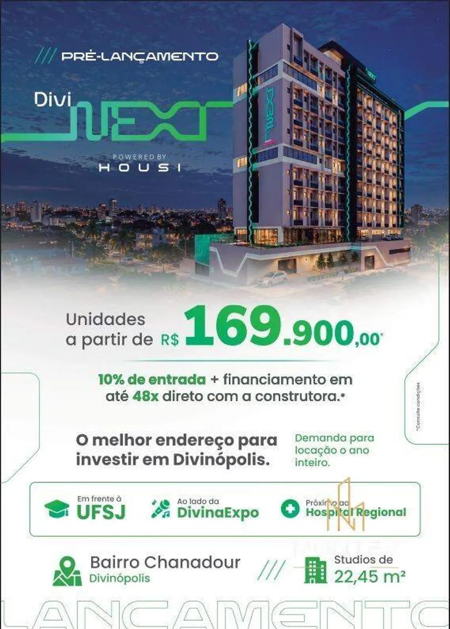 Apartamento à venda, 1 quarto, CHANADOUR - Divinópolis/MG