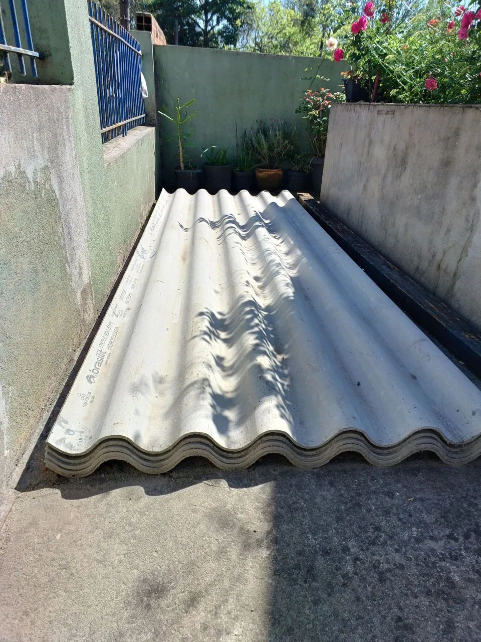 6 Telhas Brasilit 1,44m x 3,00m x 6mm - Foto 2