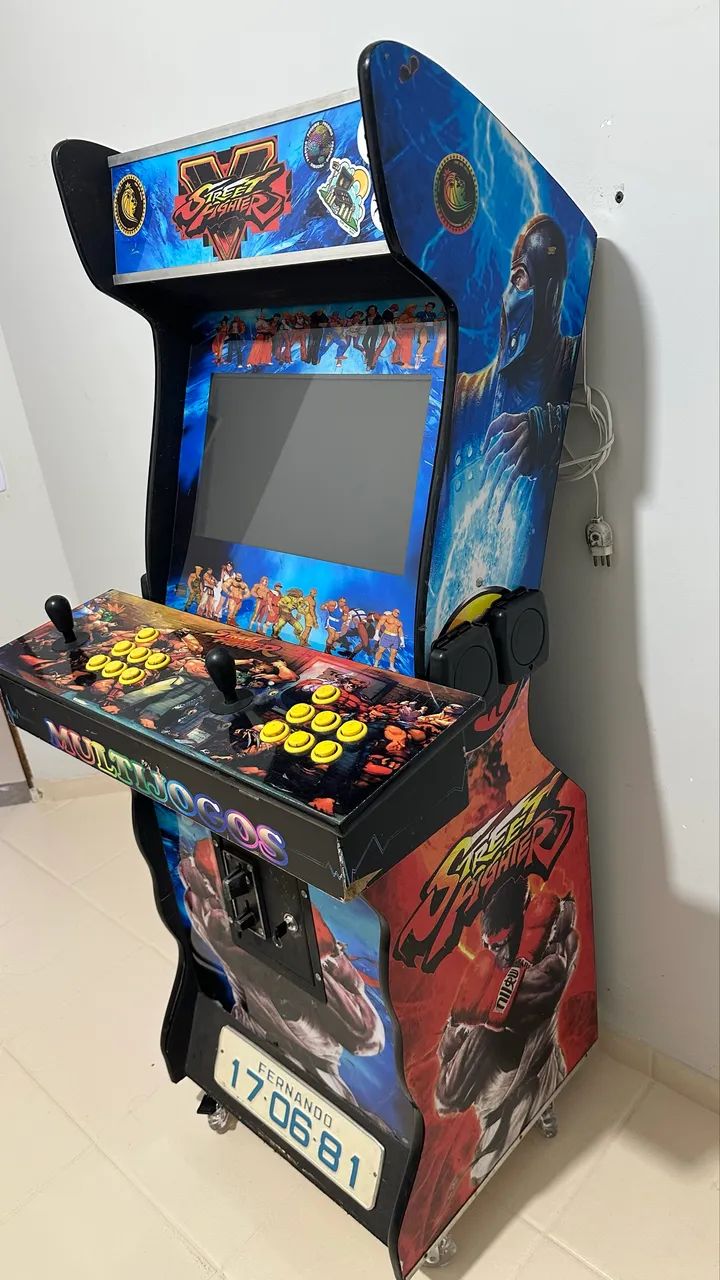 Fliperama arcade 1000 jogos 