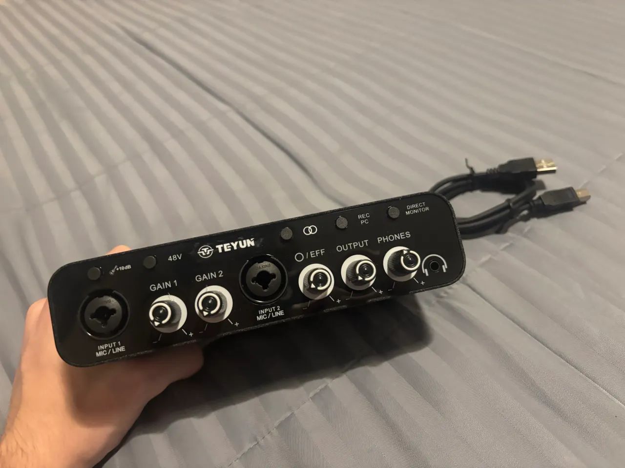 Interface de áudio USB Teyun Q26