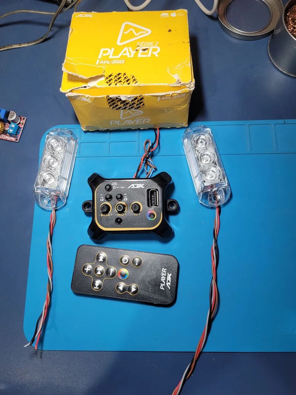 Play2 AJK + 2 faróis 