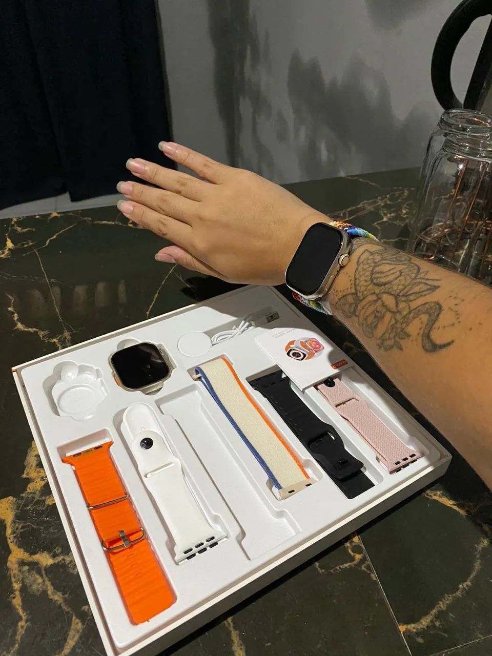 Relógio smartWatch  2 relógios mais 6 pulseiras  - Foto 2