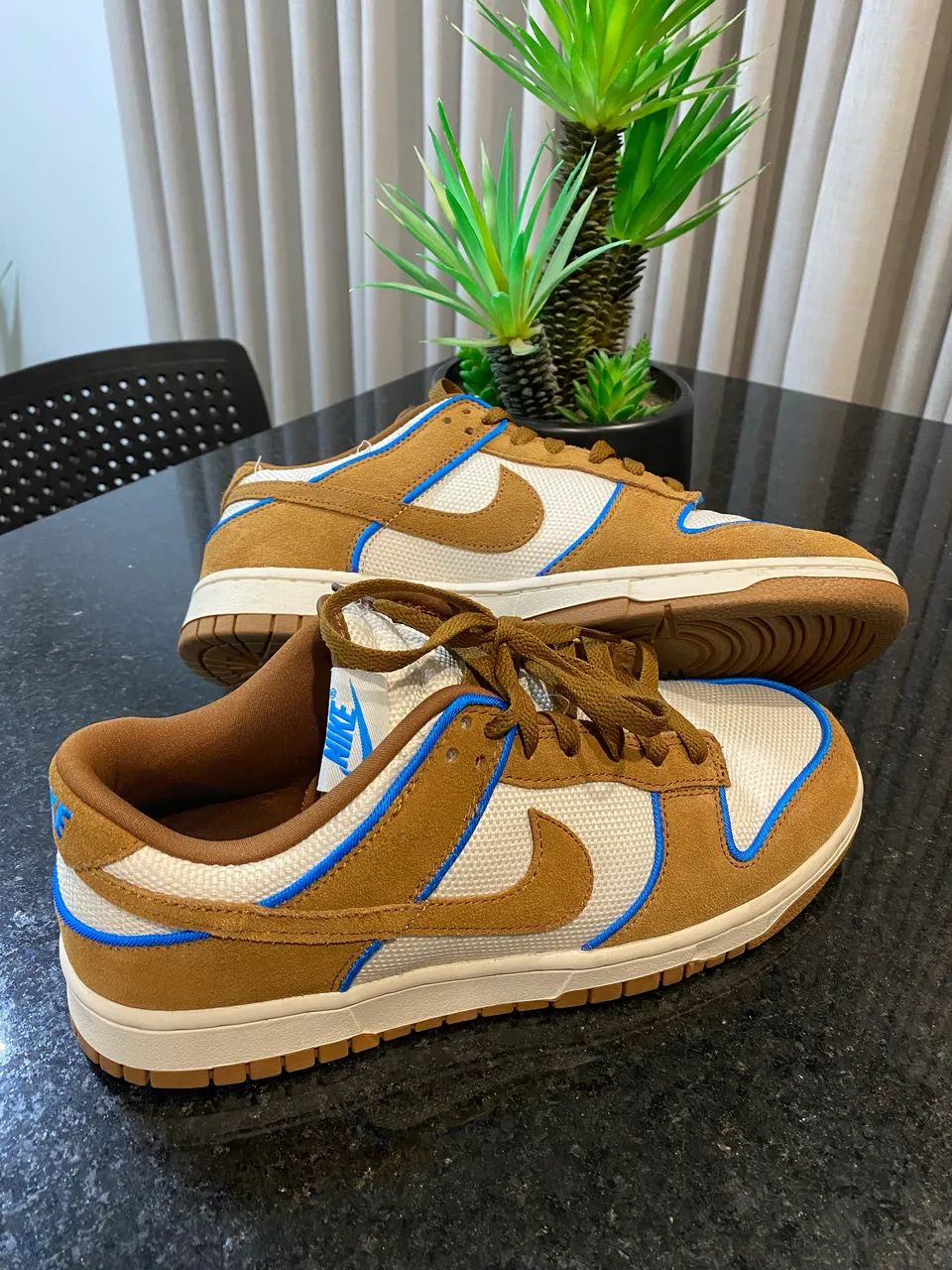 Tênis Nike Dunk Low Light British Tan - Foto 3