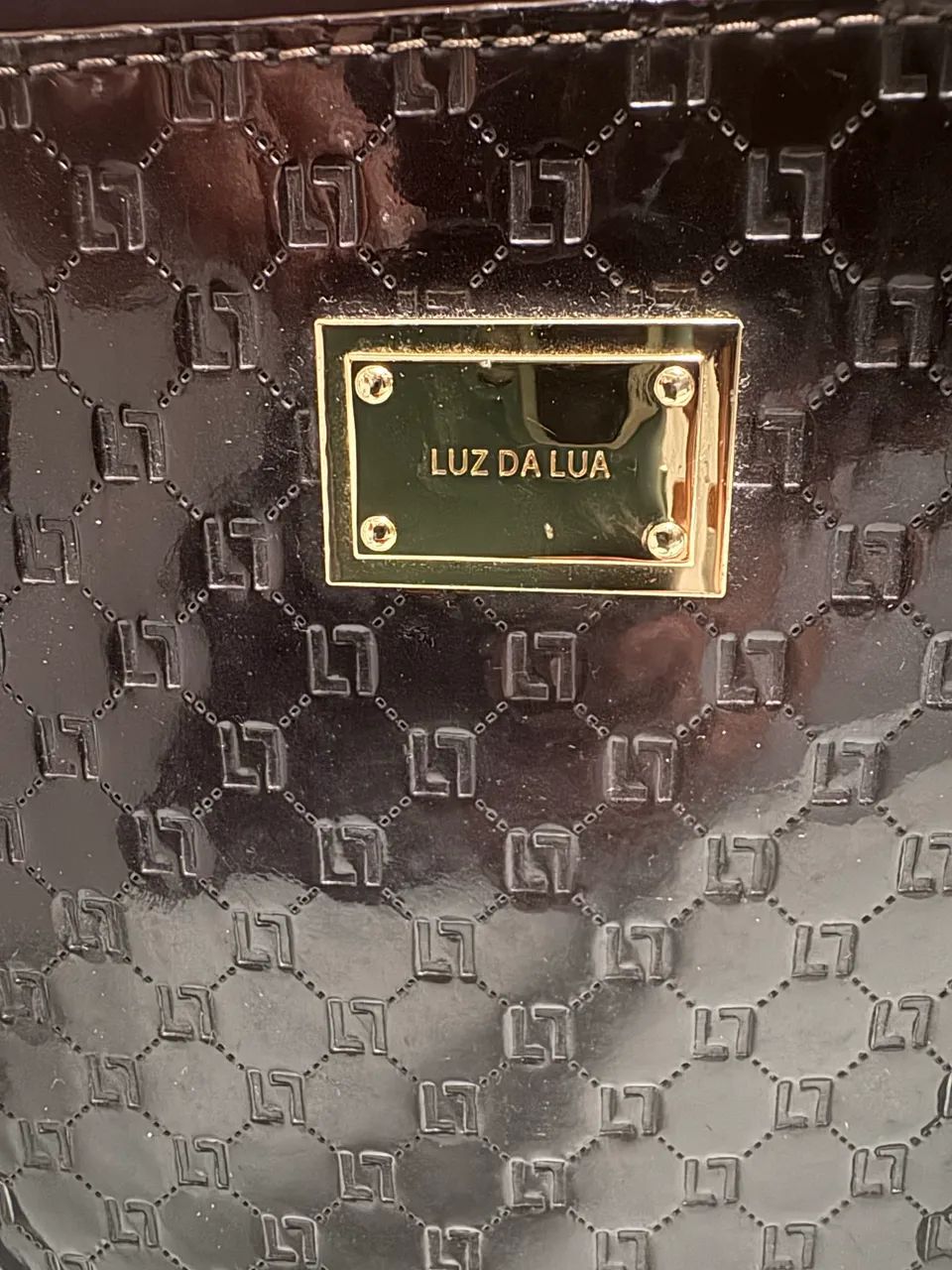 Bolsa luz da lua couro legítimo marrom  - Foto 5