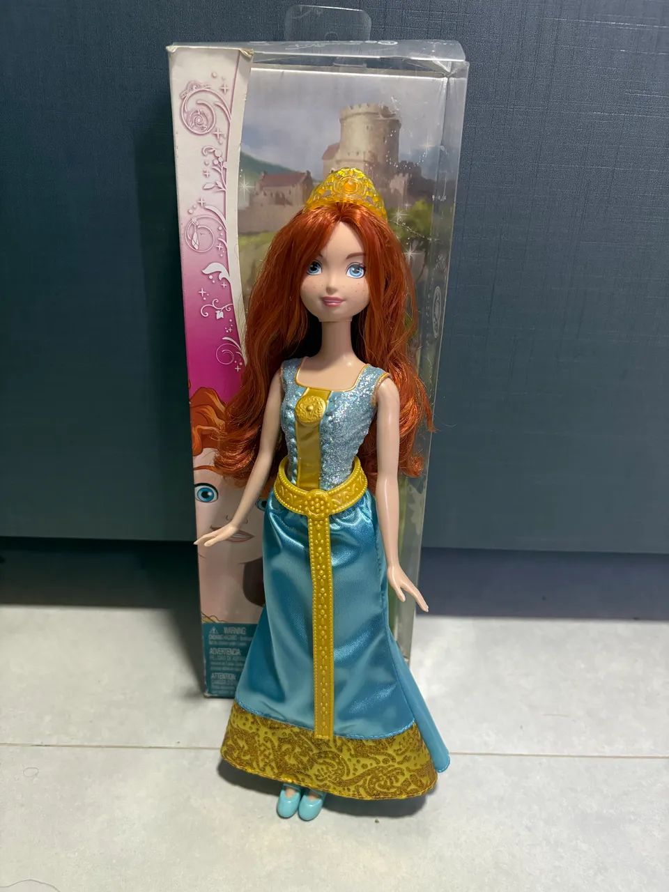 Boneca Disney princess sparkle Merida Mattel
