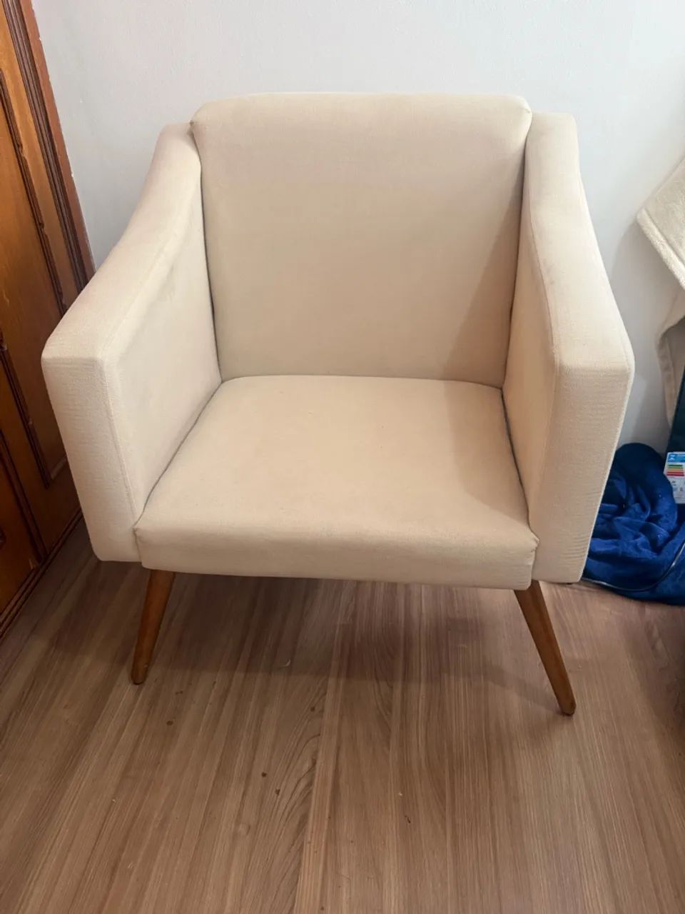 Poltrona Bege | Excelente Estado - Foto 4