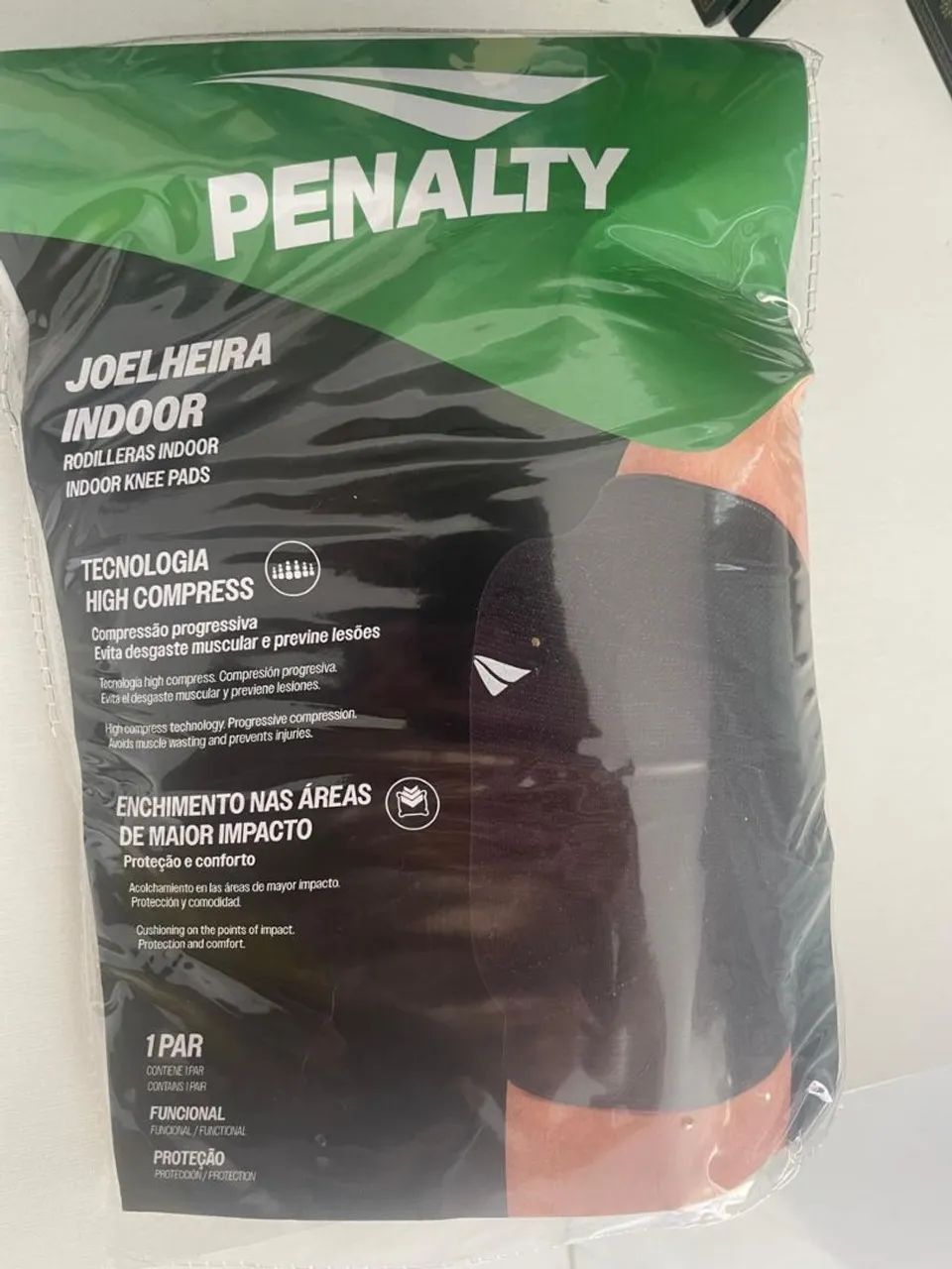 JOELHEIRA PENALTY VOLEI INDOOR  BRANCO 