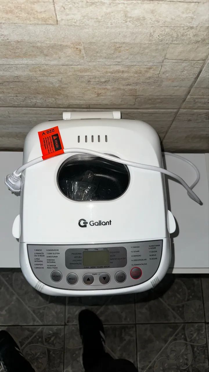 Panificadora 19 programas Gallant 600W