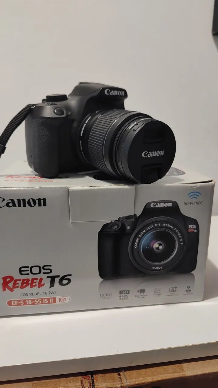 Camera fotográfica Canon EOS T6 