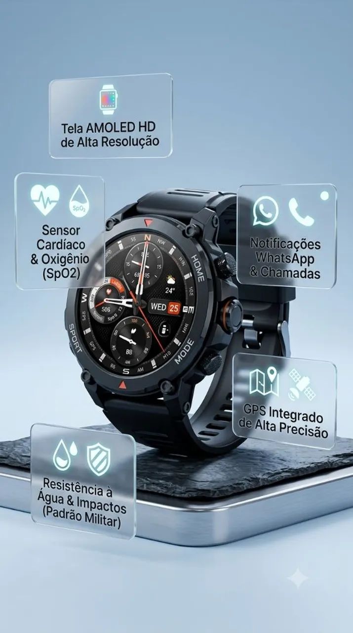 Relógio Aura fit G6 - Foto 2