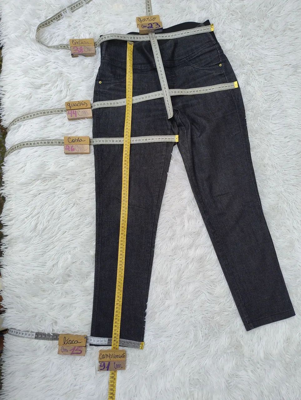 Calça Jeans Yellow Tamanho M - Foto 5