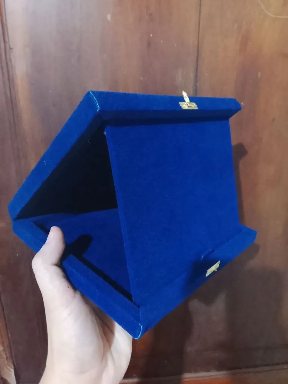 Caixa Aveludada Azul - Foto 2