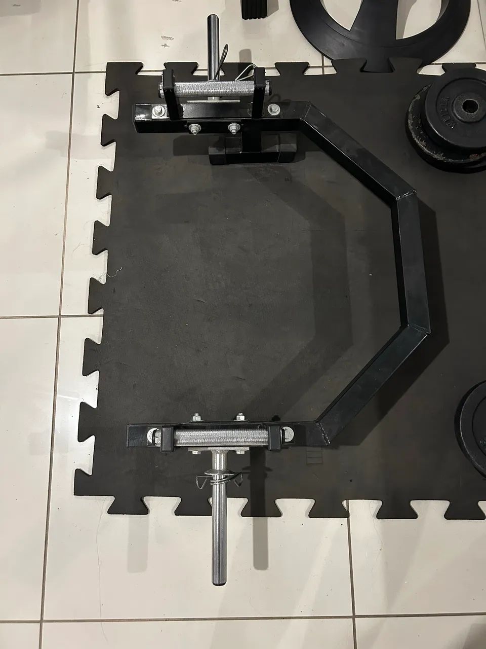 Barra Hexagonal Para Agachamento - Foto 4