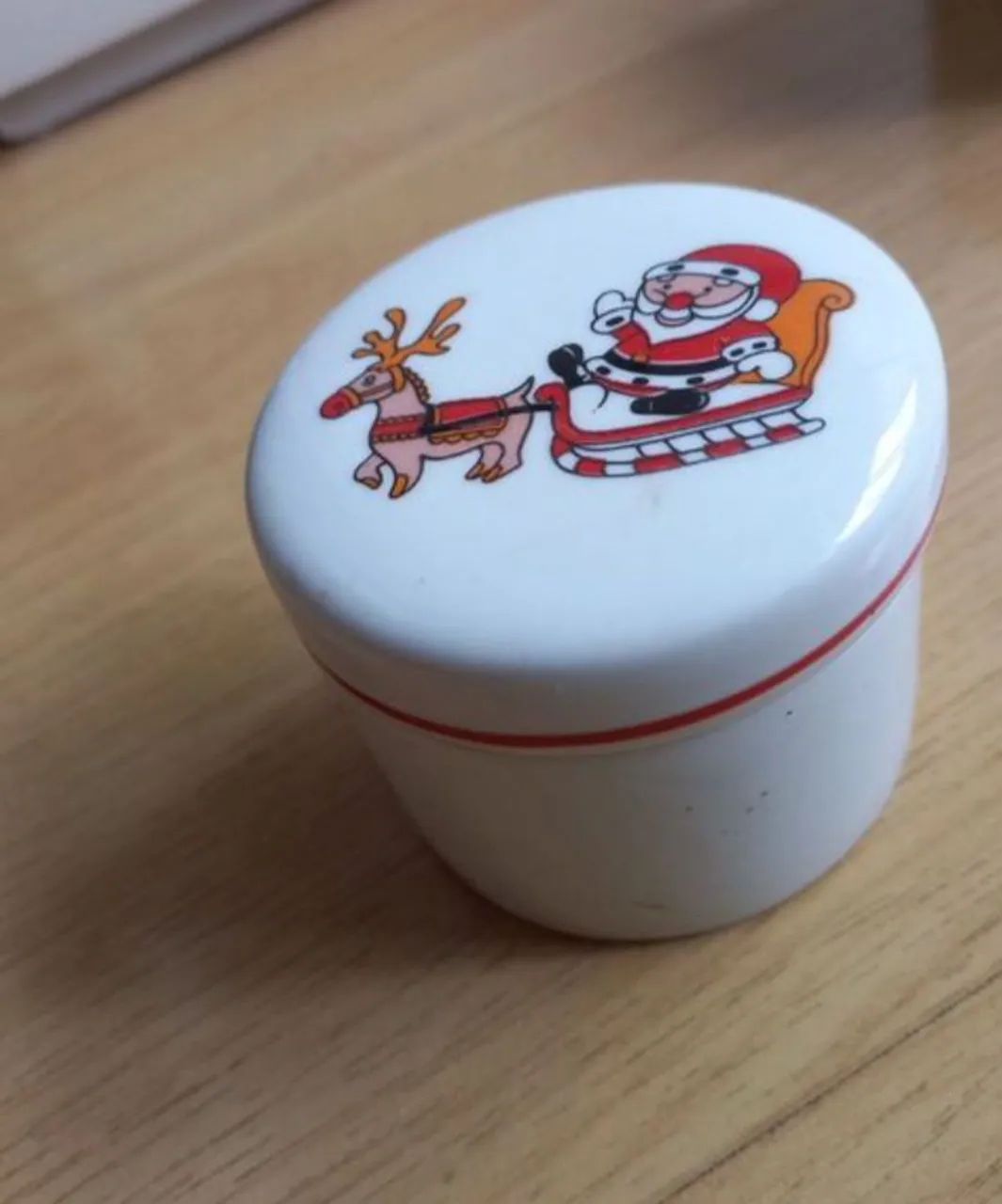 pote porcelana papai noel - Foto 2