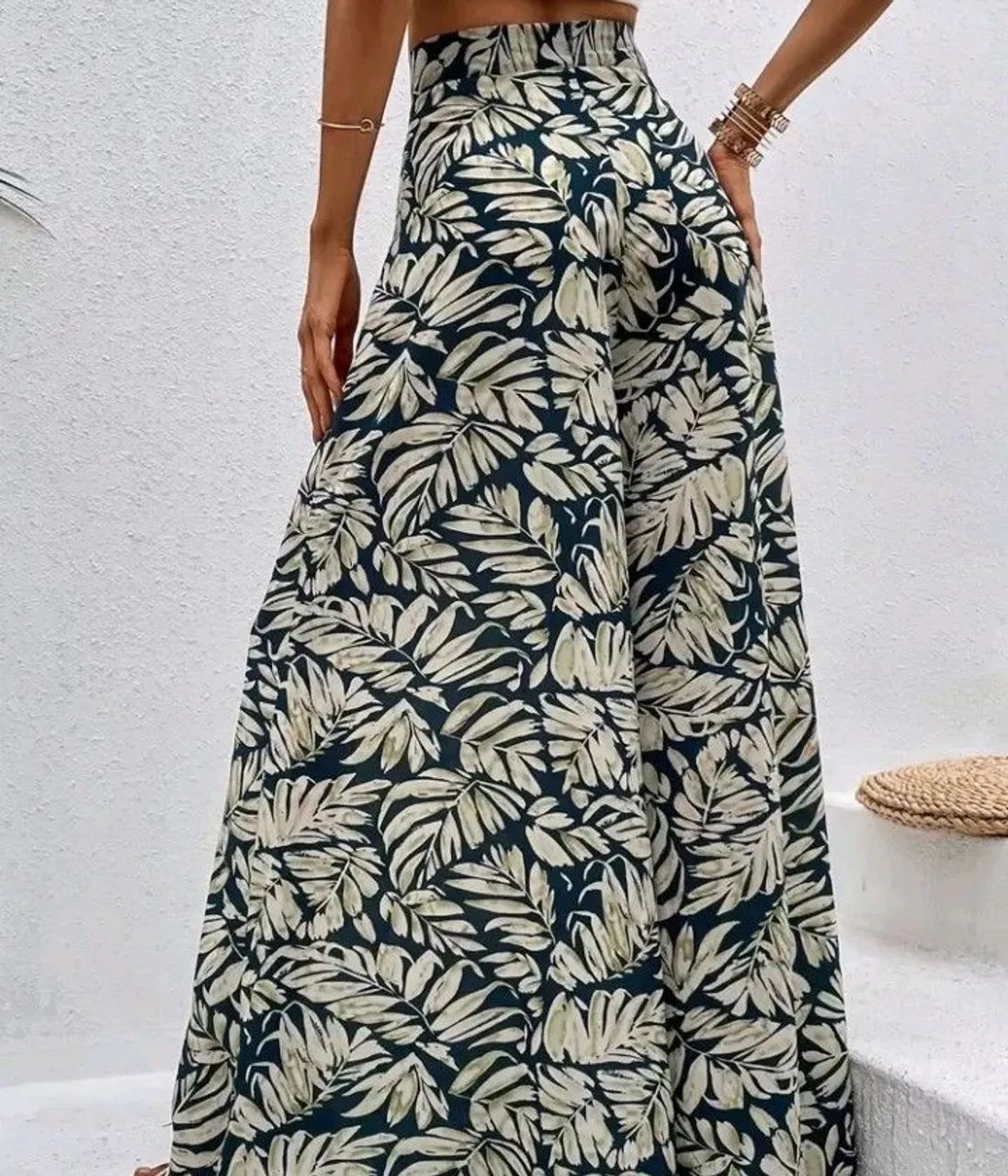 Calça estampada pantalona  - Foto 2