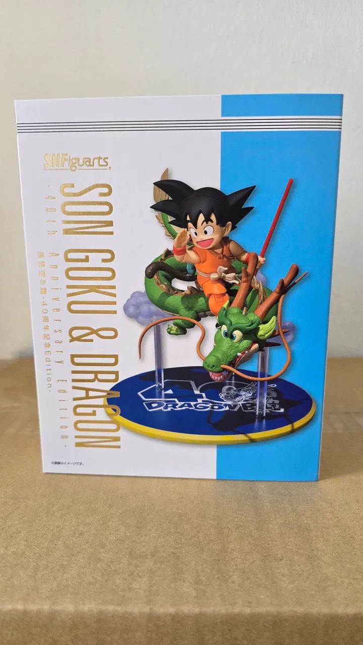 Shfiguarts Goku E Shenlong 40th Anniversary Lacrado - Foto 4