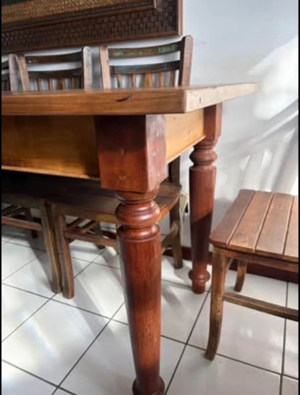 Veda de jantar em madeira maciça  - Foto 4