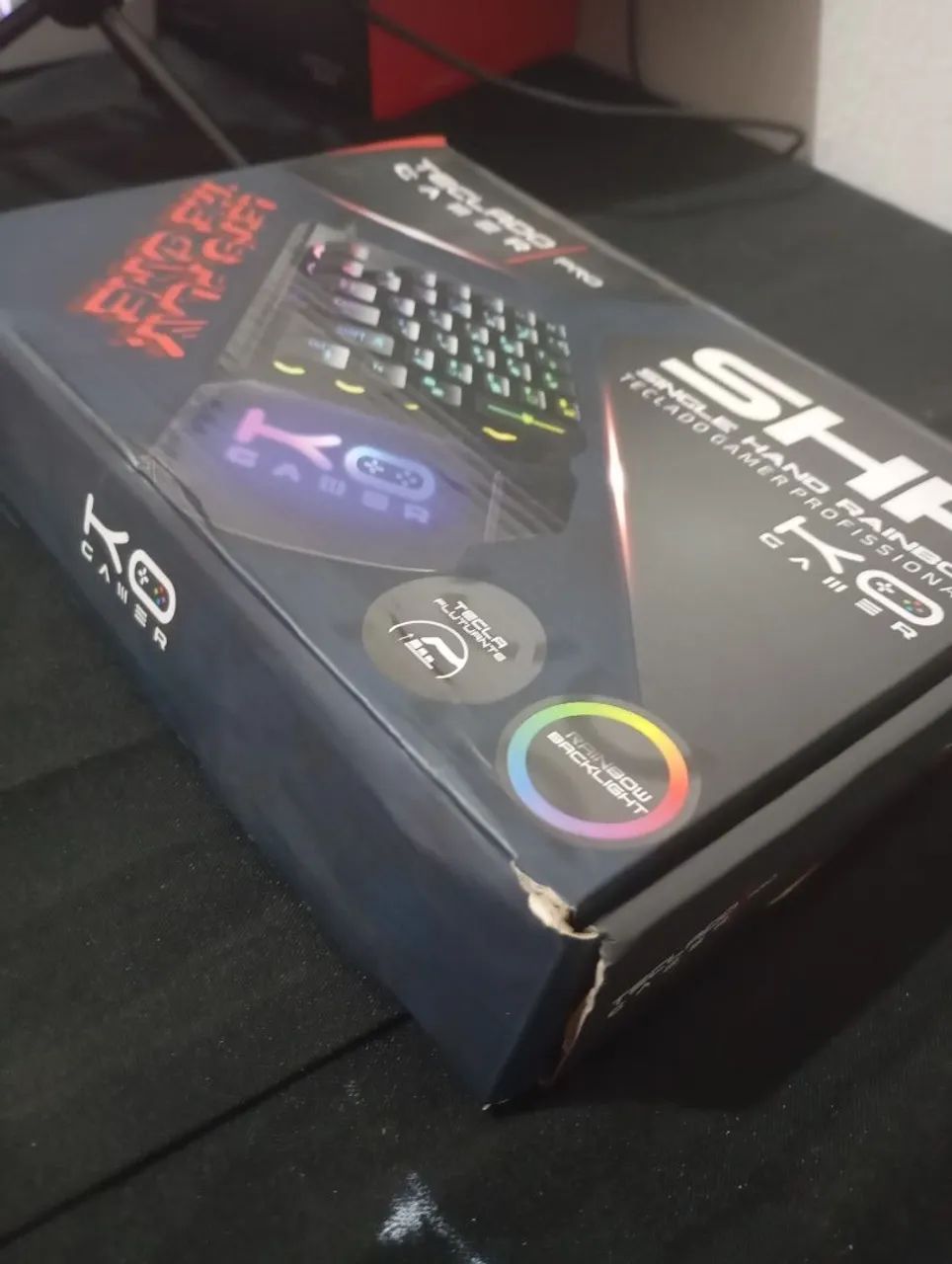 Teclado Gamer Pro Singles Hand Rainbow 25% - Foto 2