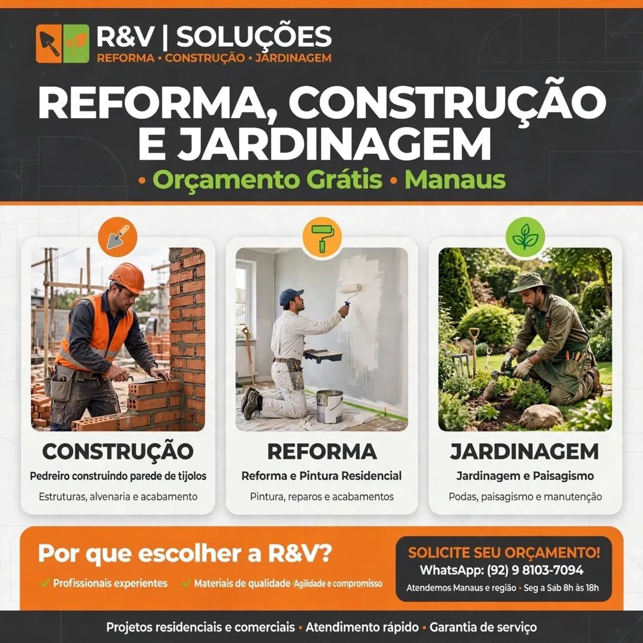 Jardinagem e reformas 